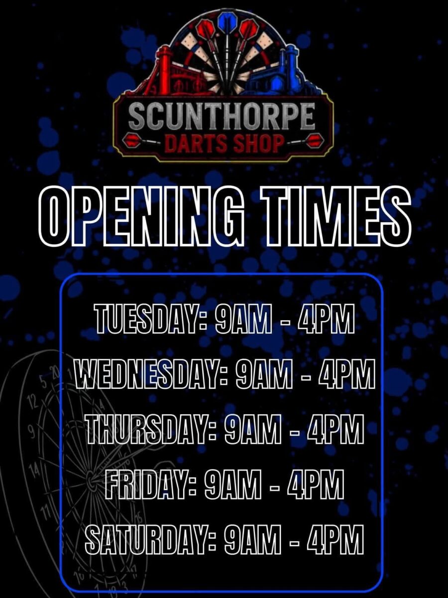 Scunthorpe Darts Shop opening times