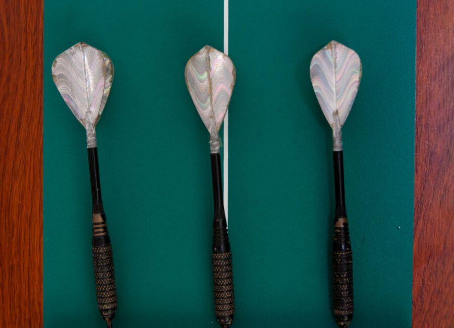 Darts with translucent flights