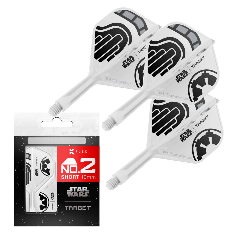 Target K-Flex Dart Flights - Stormtrooper - No2 / Medium