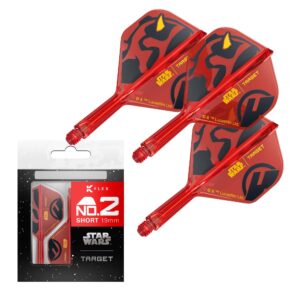 Target K-Flex Dart Flights - Darth Maul - No6 / Tweenie