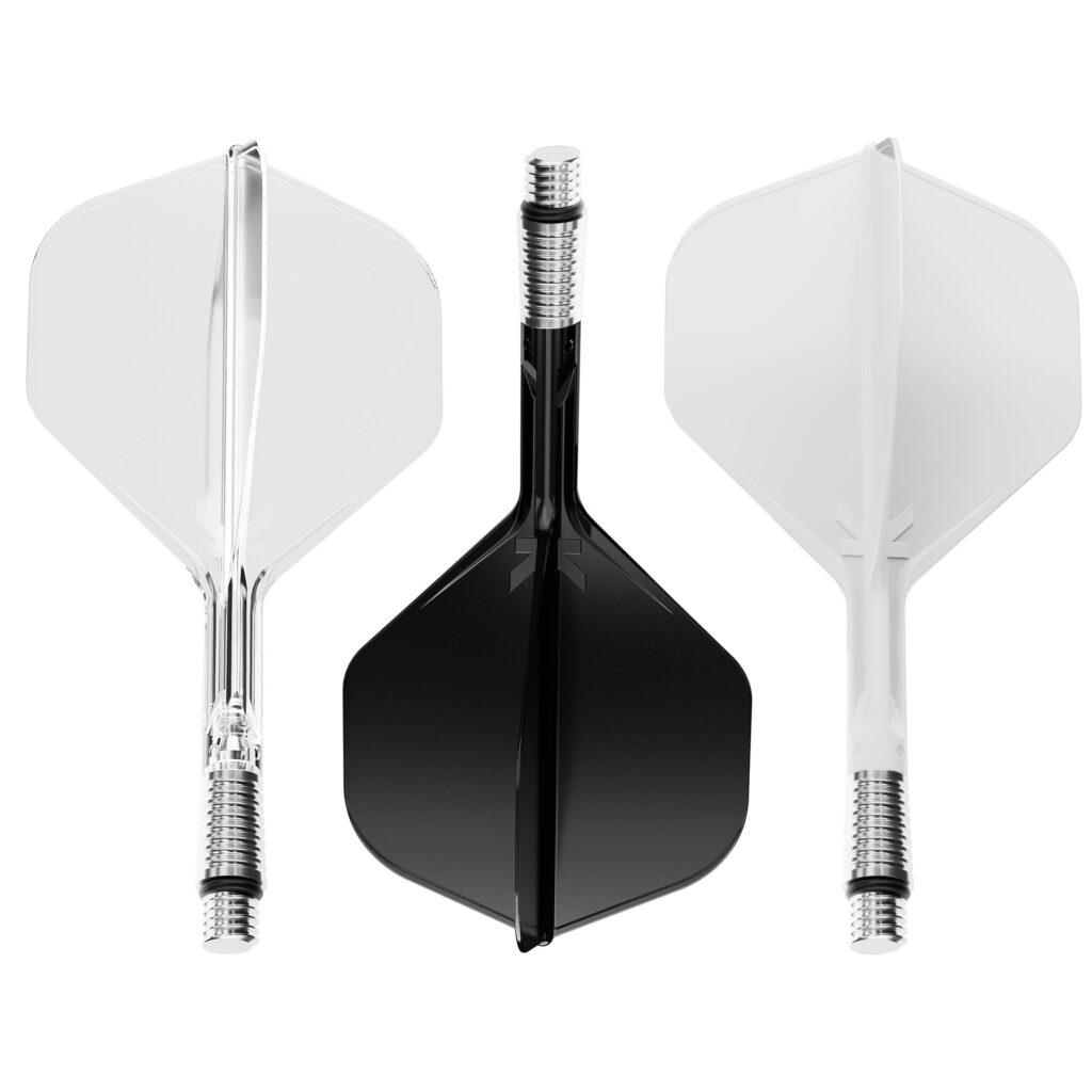 Target K-Shift Dart Flights - Standard No.2 - Clear / Short