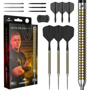 Mission Mike De Decker R2.5 Darts - Steel Tip - 95% Tungsten - V2 - 22g