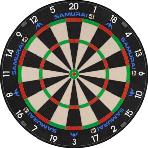 Mission Samurai 4 Dartboard - Professional - Knife Wire - White Spider