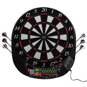 Mission G220 Electronic Dartboard - Professional Soft Tip - upto 16 players - 28 Games - inc 4 Sets of Darts