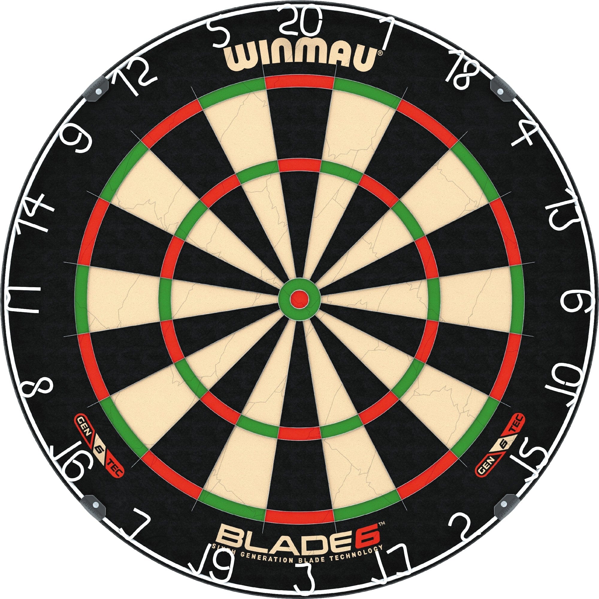 Winmau Blade 6 Dartboard - Professional - with Rota Lock System - Blade 6