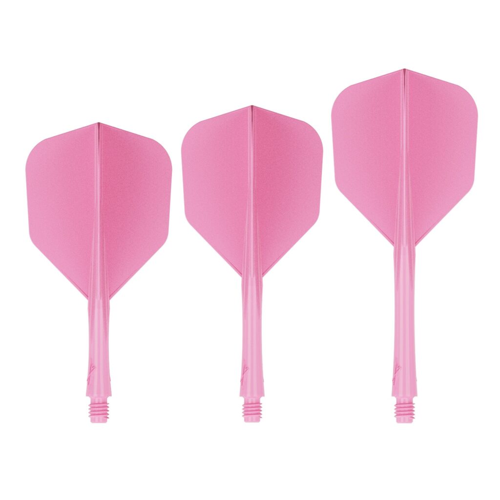 Caliburn SUP Lite Dart Flights - Moulded Flight & Shaft - Standard No6 - Sakura Pink - Tweenie