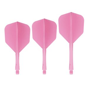 Caliburn SUP Lite Dart Flights - Moulded Flight & Shaft - Standard No6 - Sakura Pink - Tweenie